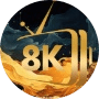 Logo de l'application IPTV STRANG 8K